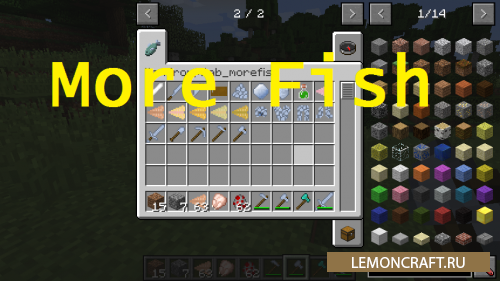 Мод на рыбалку More Fish [1.10.2]